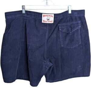Birdwell Beach Britches Mens Blue Corduroy 39 Button Fly Surf Board Shorts